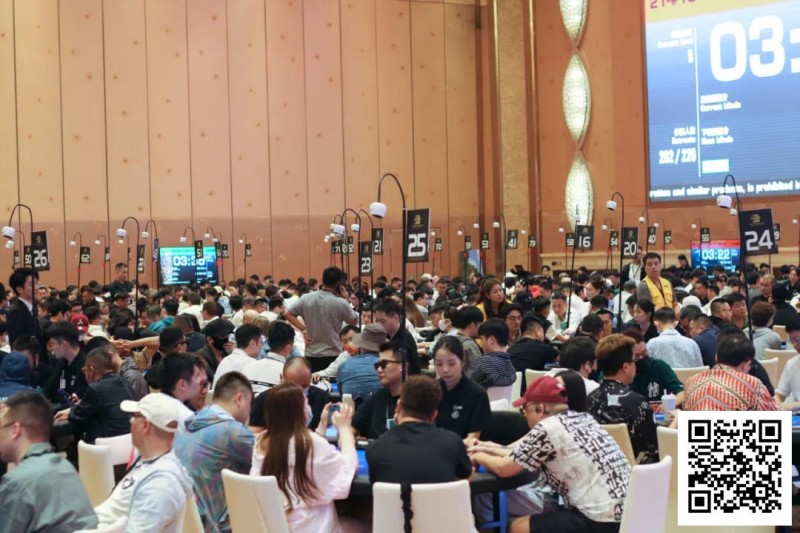 【EV扑克】CPG横琴选拔赛 | 首轮收官！主赛2512人次参赛649人晋级第二轮，许铭文38.4万记分牌数量领跑第一轮C组