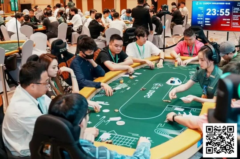 【EV扑克】DXPC丹霞杯 | 最终之战今日引爆！首届丹霞杯主赛Day1共301人，77人晋级Day2，李非泽和白晋荣分获C/D组CL