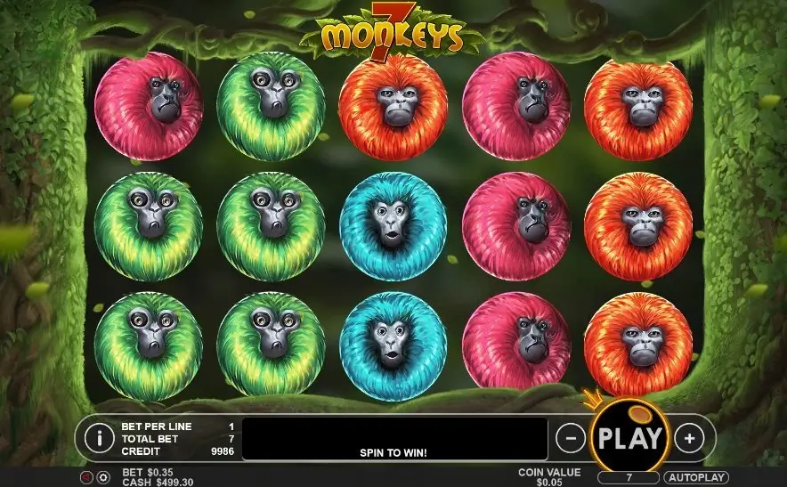 丛林狂欢开启，7只猴子来袭: 尽在大发娱乐城！